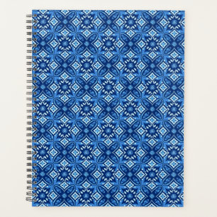 Stylish Boho Geometric Floral Pattern Planner