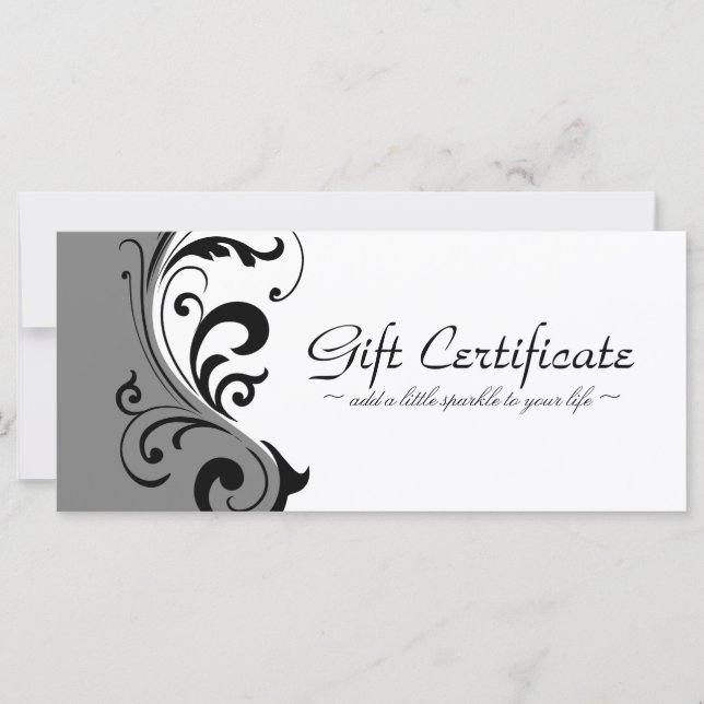 STYLISH & BOLD GIFT CERTIFICATE (Front)