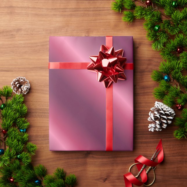Stylish Bordeaux Christmas Holiday Birthday Large Wrapping Paper (Holiday Gift)