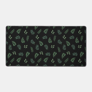 Stylish Botanical Leaf Print Desk Mat for Workspac