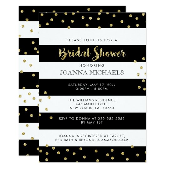 Stylish Bridal Shower Invitations