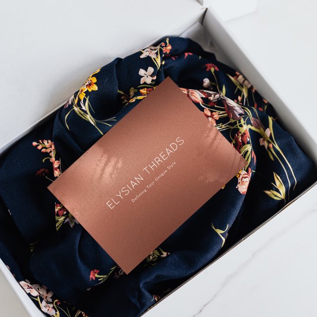 Stylish Bronze Business Gift Thank You Card (Stylish Bronze Business Gift Thank You Card)