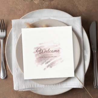 Stylish bronze special event party decor napkin