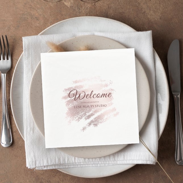 Stylish bronze special event party decor napkin (Stylish bronze special event party decor napkins)
