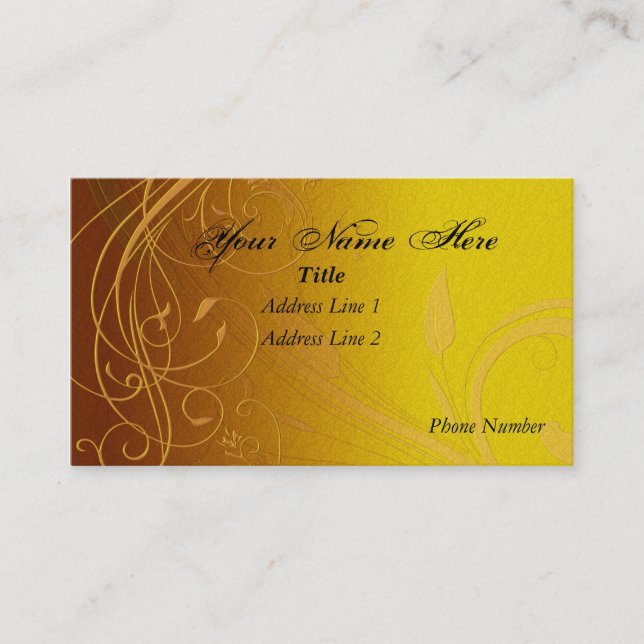 Stylish Business Card (Front)