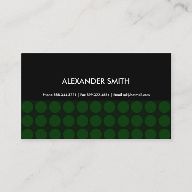 Stylish Business Card (Front)