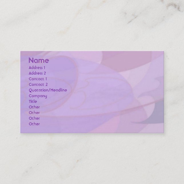 Stylish Business Card (Front)