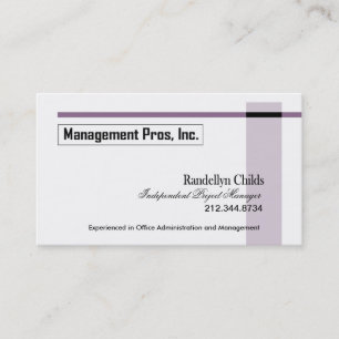 Stylish Business Card - all purpose "Executive"