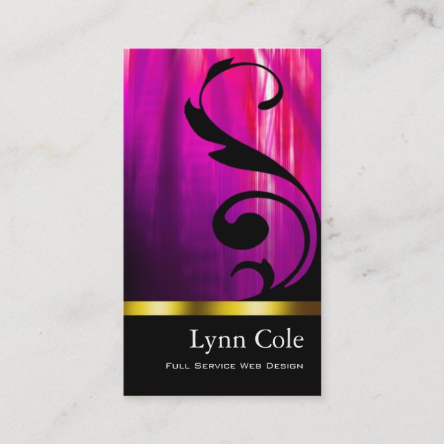 Stylish Business Card (all purpose) - "Lumina" (Front)