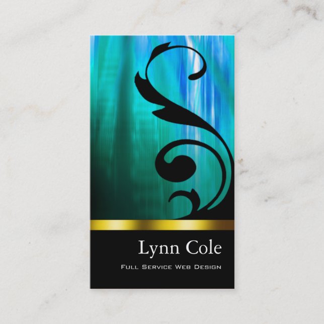 Stylish Business Card (all purpose) - "Lumina" (Front)