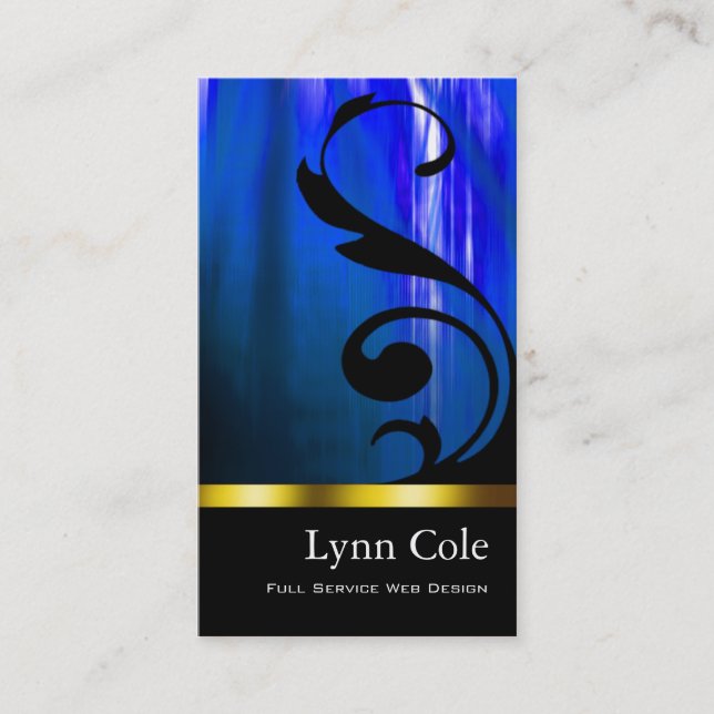 Stylish Business Card (all purpose) - "Lumina" (Front)