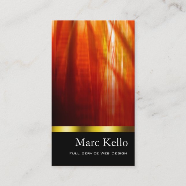 Stylish Business Card (all purpose) - "Lumina 2" (Front)