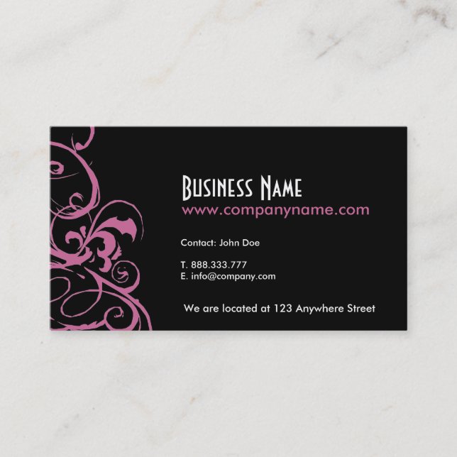 Stylish Business Cards (Front)
