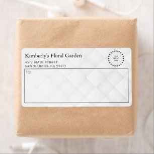 Stylish Business Professional Logo Shipping Label