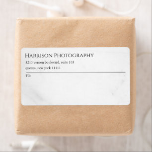 Stylish Business Professional Logo Shipping Label