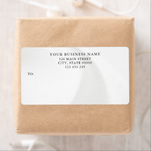 Stylish Business Professional Logo Shipping Label