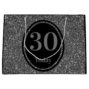 Stylish by year special birthday gift bag 30th