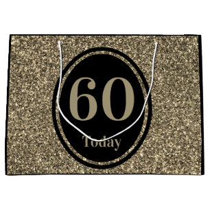 Stylish by year special birthday gift bag 60th