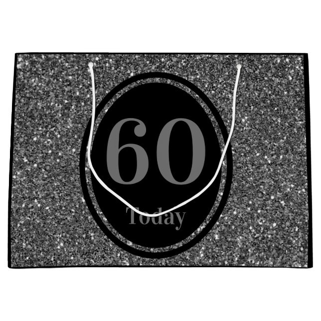Stylish by year special birthday gift bag 60th (Front)