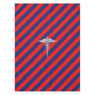 Stylish Caduceus Medical Symbol League Tablecloth