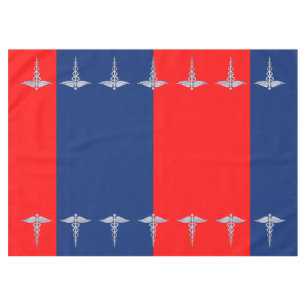 Stylish Caduceus Medical Symbol League Tablecloth