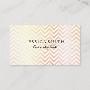 Stylish Chevron Pattern Business Card