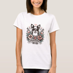 Stylish Chihuahua Mom – Adorable Pet Owner Gift T-Shirt
