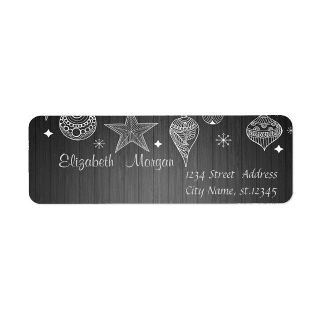 Stylish Christmas Ornaments (Front)