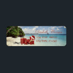 Stylish ,Christmas Presents,Beach<br><div class="desc">Elegant christmas presents  on beach background. An elegant and sophisticated designe.Costumize with your name and address details.</div>