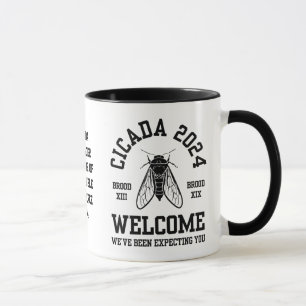 Stylish CICADA 2024 Broods WELCOME Souvenir Mug