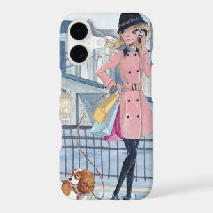 Stylish City Girl Fashion Illustration