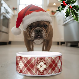 Stylish Classic Tartan Plaid Personalized Dog