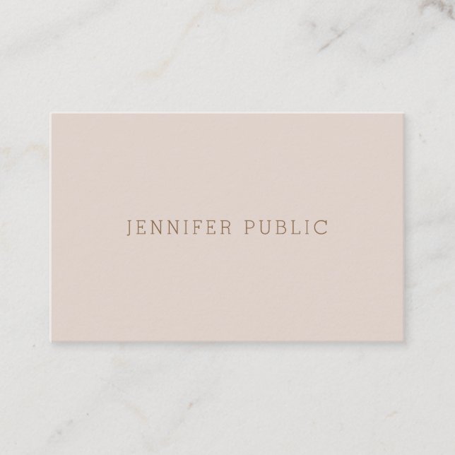 Stylish Clean Design Professional Modern Template Business Card (Front)