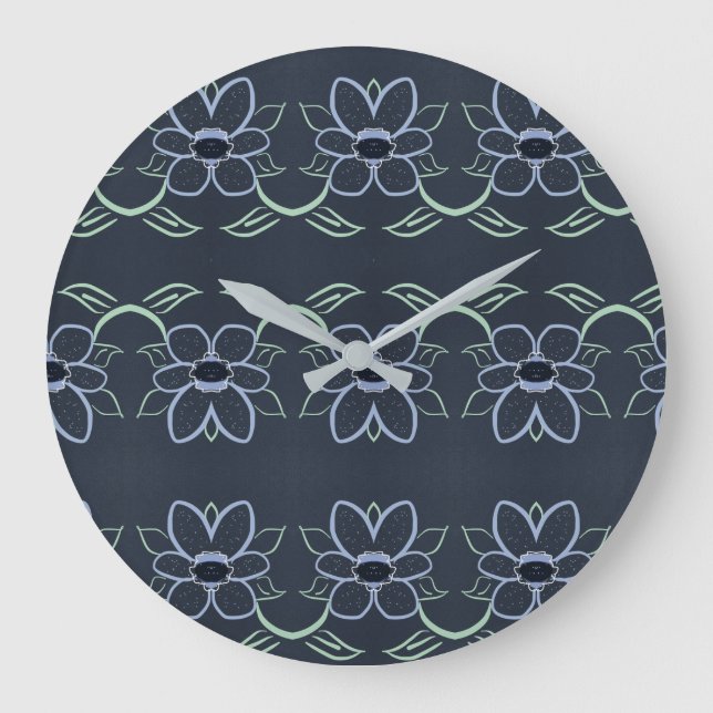 Stylish Clock With Navy Blue (Front)