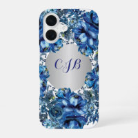 Stylish Cobalt Blue Floral