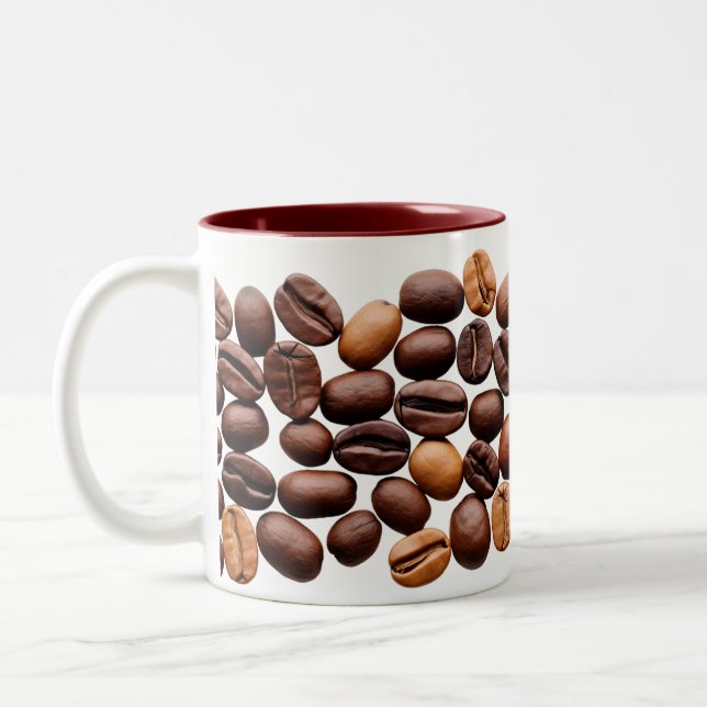 Stylish Coffee Bean Mug (Left)