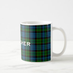 Stylish Colourful Clan Fletcher Tartan Plaid Mug