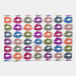 Stylish Colourful Lips #13 Kitchen Towel
