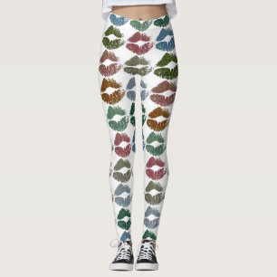 Stylish Colourful Lips #15 Leggings