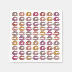 Stylish Colourful Lips #28 Napkin