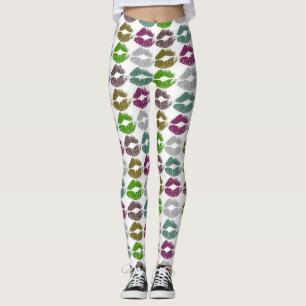 Stylish Colourful Lips #2 Leggings