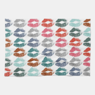 Stylish Colourful Lips #33 Kitchen Towel