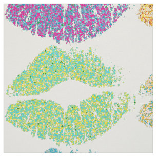 Stylish Colourful Lips #5 Fabric