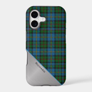 Stylish Colourful MacLeod Plaid & Aluminum Look