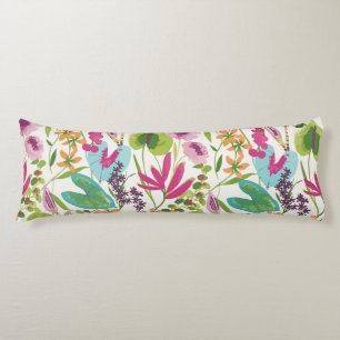 Stylish Colourful Summer Tropical Floral Pattern Body Pillow