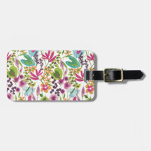 Stylish Colourful Summer Tropical Floral Pattern