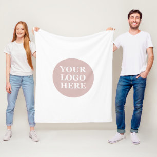 Stylish, contemporary, and  customizable fleece blanket
