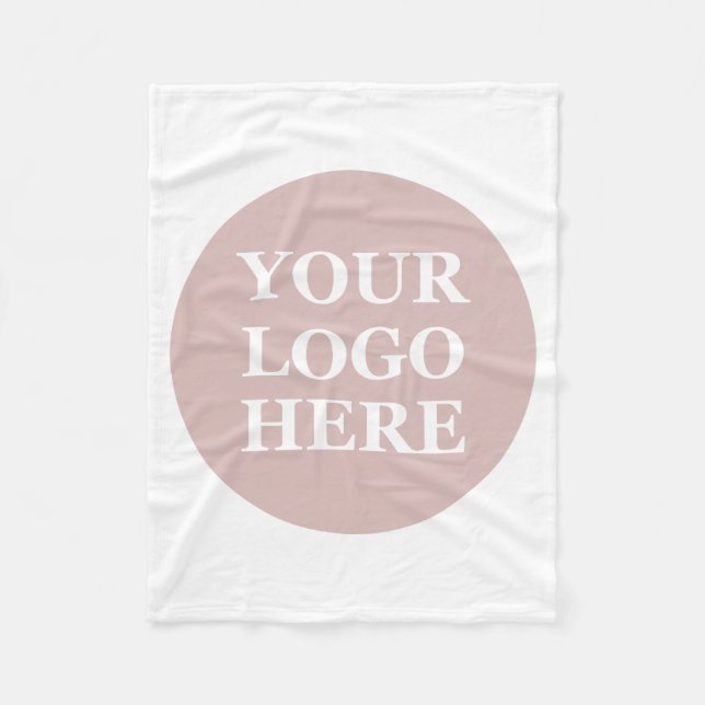 Stylish, contemporary, and  customizable fleece blanket (Front)