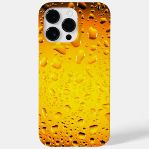Stylish Cool Yellow water drops beer Case-Mate iPhone 14 Pro Max Case