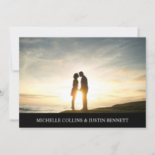 Stylish Couple Image Invitation